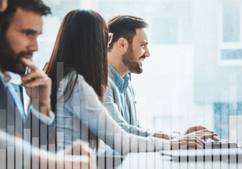 People working in office