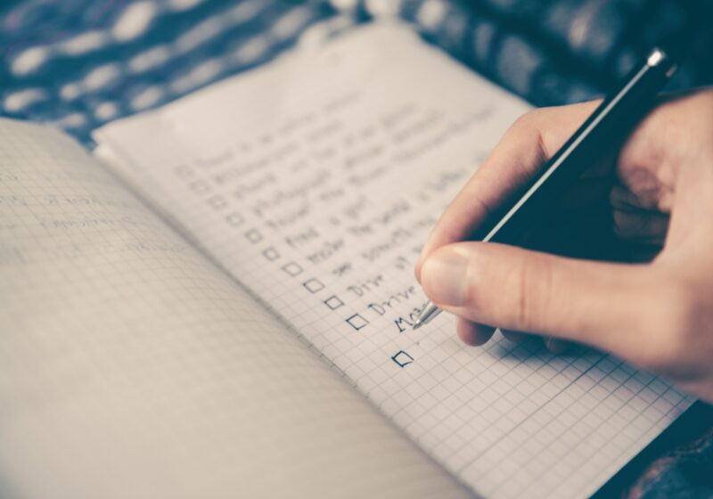 Notebook With List