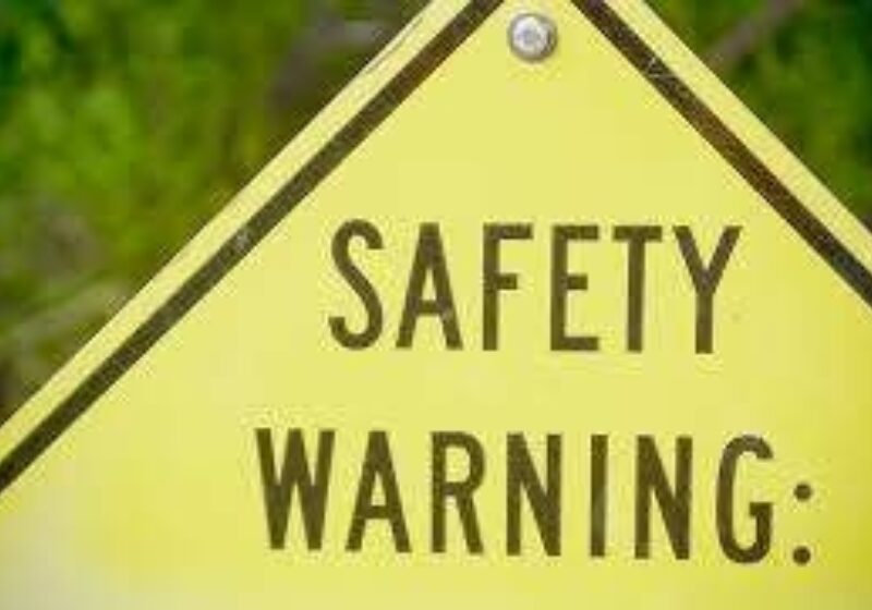 Safety warning
