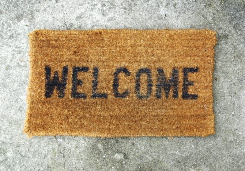 Welcome mat