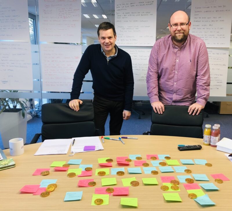 Tim and Dave at Data HQ