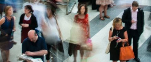 People walking