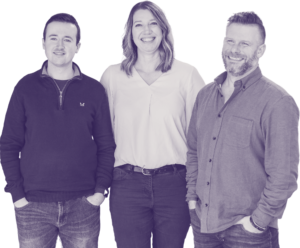 Steve, Sharyn and Mark at Data HQ
