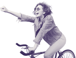 Person on bike